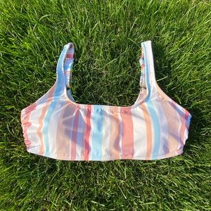 Striped Bikini Top